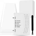 Cell Phone Booster for Home & Multi-Room, Cell Phone Signal Booster with 2 Indoor Antennas for Band 66/2/4/5/12/17/13/25,Up to 6000 Sq.Ft,Boost 4G 5G LTE Data for All U.S. Carriers, FCC Approved