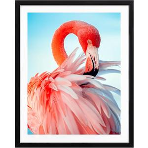 Black 12x16 Wood Picture Frame Diamond Painting Frames 30x40cm Display Pictures 10x14 in/ 25x35cm with Mat or 12x16in / 30x40 cm Without Mat 12 x 16 Frame for Diamond Art Poster Photo Wall Mounting