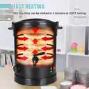 TOAUTO WMF-8L Large Wax Melter for Candle Making, Electric Wax Melting Container Holds 8L Melted Wax with Patented Heating Core Spout & Bottom Design for Commercial Candle Maker Use