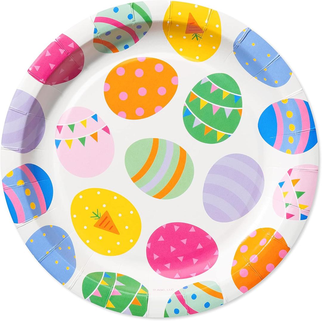 American Greetings 36-Count Dessert Plates, Easter Party Supplies