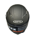 QST Motorcycle Helmet Matte Black. 2 XL