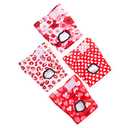 CuteBone Washable Female Dog Diapers 4 Pack Reusable Doggie Heat Diapers for Period FMG02L