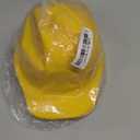 Super Z Outlet 12 Pack Yellow Construction Hard Hat Plastic Birthday Party Supplies Worker Caps Set Halloween Costume Toy