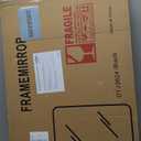 Bathroom Mirror for Wall, Black Bathroom Vanity Mirror for Over Sink 24 x 36, HD Reflection Shatterproof Mirror for Living Room Bedroom Entryway, Metal Frame Rectangular Shape