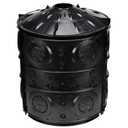 NDS FWAS24 50 Gal. Flo Stormwater Dry Well System Kit with 3 Side Panels & 1 Cover, Ideal for Rainwater Collection, Black