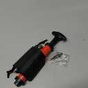 SPORTBIT Ball Pump for Sports Balls - Push & Pull Inflating System - Hand Pump for All Exercise Balls - Volleyball Pump, Basketball Inflator, Football & Soccer Ball Air Pump (Black)