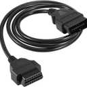 OBD2 Extension Cable 16pin Male to Female Diagnostic Extender Cable for OBD2 Scan Tool Compatible for All OBD2 Vehicles (5ft/1.5m)
