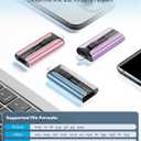 MFi Certified Flash Drive 256GB for iPhone Thumb Drive Photo Stick, High Speed USB Memory Stick iPhone Flash Drive for Photos Videos, External Storage Jump Drive for iPhone/iPad/Android/PC (Blue)