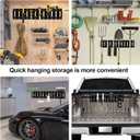 6 Pack E-Track Tool Holders |E Track Accessories for Enclosed Trailer to Keep Rakes,Shovels, Broom|e Track Tool Holder Hanger for Trailer Accessories| Tool Stabilizer for Etrack Accessories