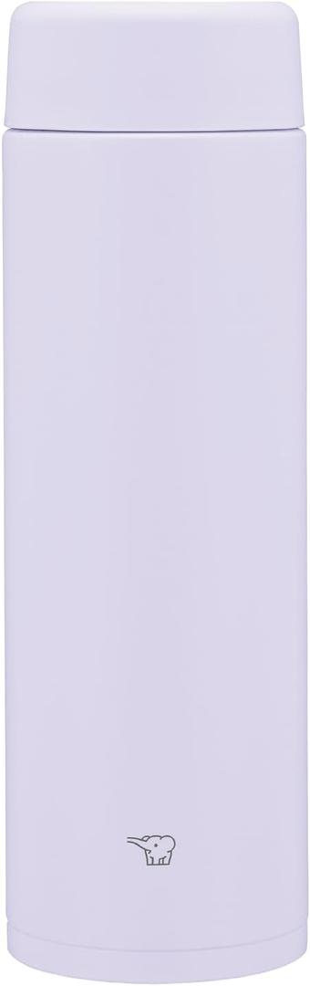 Zojirushi Mahobin SM-GS60-VM Stainless Steel Mug Water Bottle, 600ml Screw Type, Dishwasher Safe, Seamless Tub, Only 2 Cleaning Points, Icy Purple