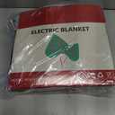 HOMLYNS LuxeHeat Heated Blanket Throw, Soft Flannel Sherpa, Electric Blanket 5 Heat Settings, Fast Heating, Heating Throw Blanket 3 Hours Timer Auto Shut Off, Machine Washable, 5060 Inches, Grey