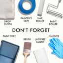 Rust-Oleum 206540 Chalkboard Brush-On Paint, 30 oz, Black (30 Ounce (Pack of 1))