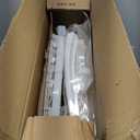 Dazzle Bright Set of 3 Lighted Spiral Christmas Tree, 3/4/6 FT 290 Count Collapsible Tree with 7" Star Topper, Christmas Decoration for Indoor Outdoor Xmas Patio Wedding Decor (Multi-Color) 