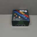 15 Ft Flexible Race Track for Kids 3+, Certified Safe Flex Race Car Ramp with Two 1/64 Diecast Cars — Starter Set, Portable Roll Up Racetrack with Strong Suction Cups, Great Gift for Boys Girls