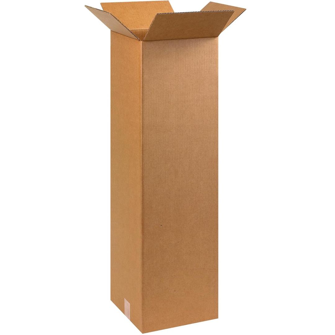 BOX USA 10 x 10 x 36 Corrugated Cardboard Boxes, Tall 10"L x 10"W x 36"H, Pack of 25 | Shipping, Packaging, Moving, Storage Box for Home or Business, Strong Wholesale Bulk Boxes BOX USA 10 x 10 x 36 Corrugated Cardboard Boxes, Tall 10"L x 10"W x 36"H, Pack of 25 | Shipping, Packaging, Moving, Storage Box for Home or Business, Strong Wholesale Bulk Boxes