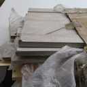 Low Twin Over Twin Size Bed Floor Bunk Bed with Panelled Headboard Footboard, Ladder and Guardrails, Solid Rubber Wood Frame