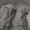 Puncuntex Grey Throw Blanket 60"80" inches Fuzzy 3D Jacquard Decorative Flannel Fleece Super Soft Plush Cozy Blanket for Couch Sofa Chair Lightweight