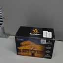 YEGUO 33ft 400 LED Icicle Lights Outdoor, 80 Drops Icicle Christmas Light Connectable, 8 Modes Warm White Xmas Icicle Lights with Timer Indoor