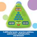 Learning Resources Minute Math Electronic Flash Card - Classroom Must Haves, Homeschool Supplies, Math Manipulatives, Multiplication Chart, Educational Toys for Toddlers, Back to School