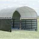 ShelterLogic 12'x12' Equine, Livestock and Agricultural Shelter Enclosure Kit (Corral Panels and Shelter Not Included)