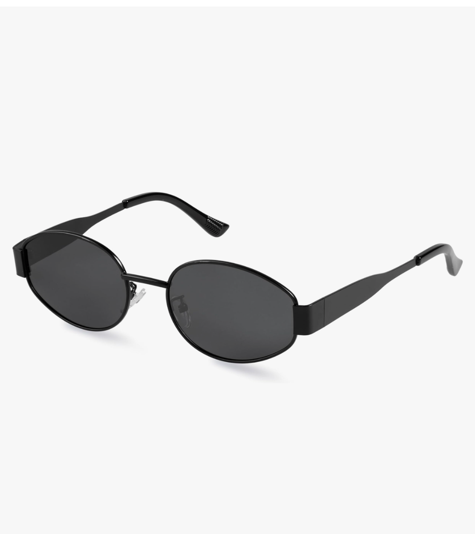 livho 2025 Trendy Oval Sunglasses - Stylish Polarized Shades for Everyday - Retro Metal Frames