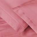 Superior Egyptian Cotton Solid Pillowcases, King, Blush, 2-Piece Set