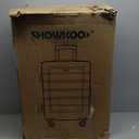 SHOWKOO Luggage Sets Expandable PC+ABS Durable Suitcase Double Wheels TSA Lock Blue (20in24in28in)