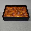 Vintage Crystal Champagne Coupe Glasses | Set of 6 | 4-5 oz Classic Cocktail Glassware - Martini, Manhattan, Cosmopolitan, Sidecar, Daiquiri | 1920s Speakeasy Retro Style Saucers | Storage Box