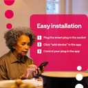 Innr Zigbee Smart Plug, Works with Philips Hue*, Alexa and SmartThings, Zigbee Repeater, Energy Monitoring, 4-Pack