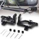 Globed for JL Hood Light Mount 42 inch LED Light Bar Mounting Bracket Pods Windshield Brackets Compatible with Jeep Wrangler JL Gladiator JT 2018 2019 2020 2021 2022 2023