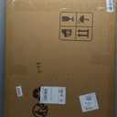 Tanmicoshomy Black Bathroom Mirror 24x36 Inch, Asymmetrical Framed Wall Mirrors for Bathroom, Bedroom or Living Room, Vertical or Horizontal Hanging