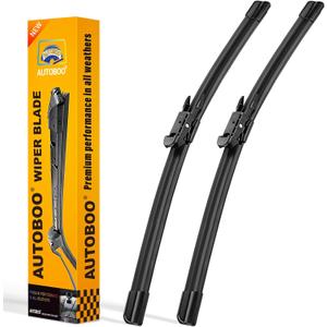 AUTOBOO 28"+28" Windshield Wipers Replacement for 2013-2019 Ford Escape 2015-2023 Edge 2012-2018 Focus 13-19 Fusion-Original Factory Quality (Pack of 2) (28"+28")