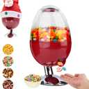 Betterday Red Automatic Candy Dispenser Machine Countertop,Vintage Motion Activated Candy Dispenser Touch Free,3 Distribution Options Desktop Auto Candy Dispenser for Office Desk,Home,Bar,Party