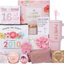 Ithmahco Sweet 16 Gifts for Girls, 16 Year Old Girl Birthday Gift Ideas, 16th Birthday Gifts for Girls, Sweet Sixteen Gift for Girl Daughter Niece Granddaughter, 16th Bday Spa Baskets Present for Her