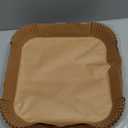 Air Fryer Disposable Paper Liner Square 10 Inch, 100Pcs Largest Square Air Fryer Paper Liners for 8-12QT Air fryer, Non-stick Food Grade Parchment Paper for Frying, Cooking, Roasting and Microwave