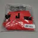 Made By Johnny Women’s Short Sleeve Dolman Tunic Top – Soft Stretch Knit with Side Shirring – Casual or Work Blouse (Large, Red)