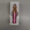 Eyebrow Hair Remover for Women | 18K Gold-Plated Head | 360 LED Light Portable Painless Epilator (Travel Size Brow, Paradise Pink)