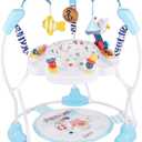 Baby Activity Center, 3-in-1 Baby Jumper, Infant Activity Center with 360 Rotating Seat, Music, Lights, 3 Adjustable Heights, Infant Activity Jumper for 6+ Months JP2401