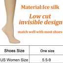 8 Pairs Women's No Show Socks, Invisible Low Cut Socks Non Slip Heel Grip | Invisible No Show Design| Low Cut Fit| Non Slip Heel Grip | Soft Breathable Fabric | Fits Sneakers, Loafers & Flats