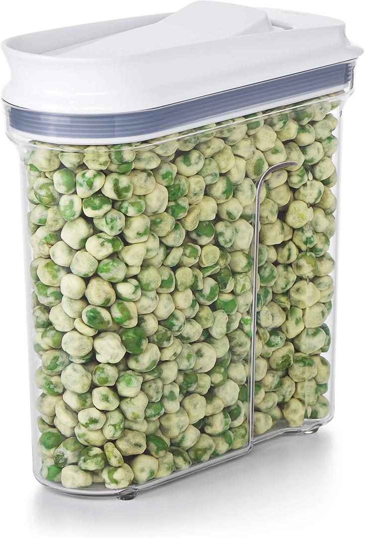 OXO Good Grips Mini All Purpose Dispenser 1.2 Qt for Nuts and More,Clear,1.2 Qt - Nuts