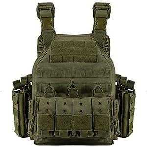 vAv YAKEDA CAMO Tactical Outdoor Carrier Vest (40, Green)