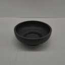 Large Decorative Resin Bowl, Modern Handicraft Bowls for Home Decor, Decorative Fruit Bowl for Kitchen Counter, Stylish Key Bowl for Entry Table, Artificial Stone Black