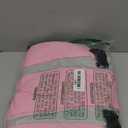 Dog Jacket, Large Dog Coat with Harness Built in, Warm Pet Winter Jacket Zippered Snow Coat with Furry Collar, Waterproof Fleece Snowsuit for French Bulldog, Pink L