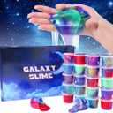 Galaxy Slime 24pack, Party Favors, DIY Stress Relief Putty Toy, Birthday Halloween Christmas Stocking Stuffers, Classroom Reward for Girls and Boys