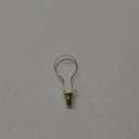 Lamp Shade Harp Holder Adapter kit - Clip on Lampshade Light Bulb With Shade Attaching Finials Support Fitter Parts Converter(1 Pack, Polished Brass)