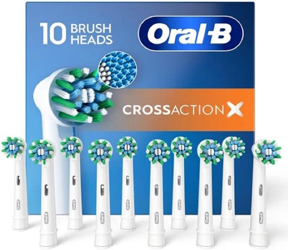 Oral-B Cross Action Electric Toothbrush Replacement Brush Heads, 10 ct.