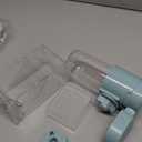 No Mess Bird Feeder Water Dispenser Set, Bird Feeder for Cage, Cage Accessories for Cockatiels, Finches, Budgies and Canaries (blue)