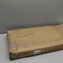 SONGMICS MAZIE Collection - 43 Inches Folding Storage Ottoman Bench, Ottoman with Storage, Foot Rest Stool, Load 660 lb, for Living Room, Synthetic Leather, White ULSF702