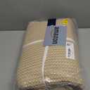 Bedsure Cooling Waffle Duvet Cover Queen - Cotton Blend Rayon Derived from Bamboo Duvet Cover Set for Hot Sleepers, Breathable Bedding Set with a Vintage Charm, 3 Pieces (Taupe, Queen, 90"x90")