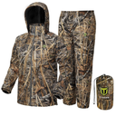TIDEWE Rain Suit, Waterproof Breathable Lightweight 2 Pieces Rainwear
